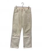 AURALEEオーラリー）の古着「ORGANIC COTTON SLUB DUCK 5P PANT」｜ベージュ