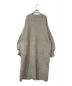 mideal (マイディール) knit log coat ベージュ サイズ:FREE：8000円