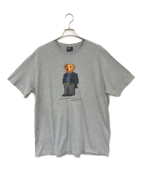 POLO RALPH LAUREN（ポロ・ラルフローレン）POLO RALPH LAUREN (ポロ・ラルフローレン) プリントTシャツ グレー サイズ:Lの古着・服飾アイテム