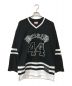 MITCHELL & NESS（ミッチェルアンドネス）の古着「BREATH LOGO HOCKEY JERSEY」｜ブラック