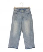 Spick and Spanスピックアンドスパン）の古着「5 1/2 LOOSE-STRAIGHT DENIM」｜ブルー