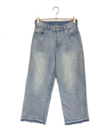 Spick and Span（スピックアンドスパン）の古着「5 1/2 LOOSE-STRAIGHT DENIM」｜ブルー