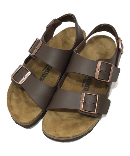 BIRKENSTOCK（ビルケンシュトック）BIRKENSTOCK (ビルケンシュトック) MILANO ブラウン サイズ:39の古着・服飾アイテム