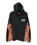 SUPREMEシュプリーム）の古着「Bleached hooded sweatshirt」｜ブラック