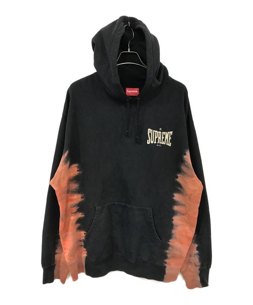 SUPREME（シュプリーム）SUPREME (シュプリーム) Bleached hooded sweatshirt ブラック サイズ:ＸＬの古着・服飾アイテム