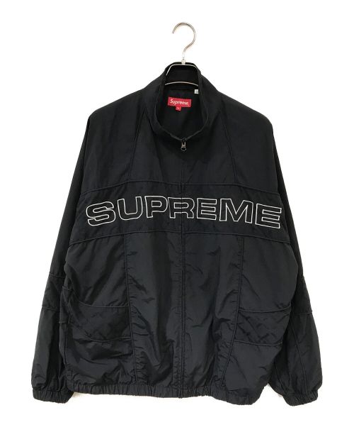 SUPREME（シュプリーム）SUPREME (シュプリーム) Jacquard panel track jacket ブラック サイズ:ＸＬの古着・服飾アイテム