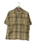 THE NORTHFACE PURPLELABELザ・ノースフェイス パープルレーベル）の古着「Madras Field H/S Shirt」｜ベージュ