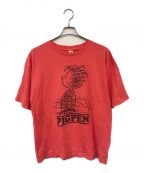 sports wearスポーツウェア）の古着「復刻PIGPENプリントTシャツ」｜ピンク