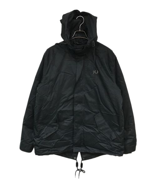 FRED PERRY（フレッドペリー）FRED PERRY (フレッドペリー) Short Padded Parka ブラック サイズ:Ｌの古着・服飾アイテム