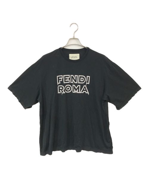 FENDI（フェンディ）FENDI (フェンディ) MARC JACOBS (マークジェイコブス) プリントTシャツ ブラック サイズ:Sの古着・服飾アイテム