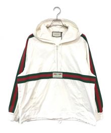 GUCCI（グッチ）の古着「Caotton canvas windbreaker」｜ホワイト