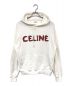 CELINE（セリーヌ）の古着「スタッズロゴパーカー」｜ホワイト