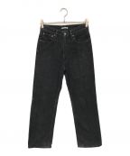 AURALEEオーラリー）の古着「HARD TWIST DENIM 5P PANTS」｜ブラック