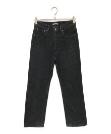 AURALEE（オーラリー）の古着「HARD TWIST DENIM 5P PANTS」｜ブラック