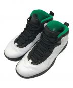 NIKEナイキ）の古着「AIR JORDAN 10」｜ホワイト×ブラック