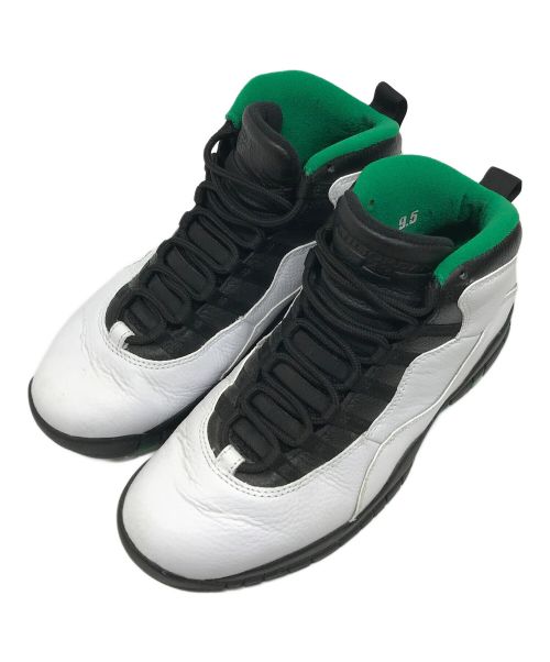 NIKE（ナイキ）NIKE (ナイキ) AIR JORDAN 10 ホワイト×ブラック サイズ:27.5cmの古着・服飾アイテム