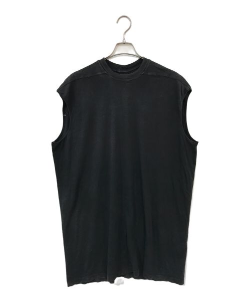 RICK OWENS（リックオウエンス）RICK OWENS (リックオウエンス) ノースリーブカットソー ブラック サイズ:Sの古着・服飾アイテム