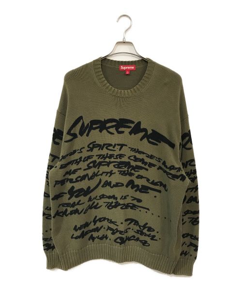 SUPREME（シュプリーム）SUPREME (シュプリーム) Futura Sweater オリーブ サイズ:Ｌの古着・服飾アイテム