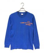 SUPREME×COMME des GARCONS SHIRTシュプリーム×コムデギャルソンシャツ）の古着「L/S Tee」｜ブルー