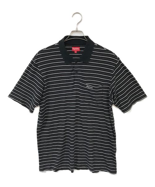 SUPREME（シュプリーム）Supreme (シュプリーム) ポロシャツ ブラック サイズ:Mの古着・服飾アイテム