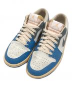 NIKEナイキ）の古着「AIR JORDAN 1 LOW SE」｜ブルー×ホワイト