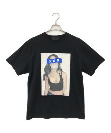 GOD SELECTION XXX（ゴッドセレクショントリプルエックス）の古着「プリントTシャツ」｜ブラック