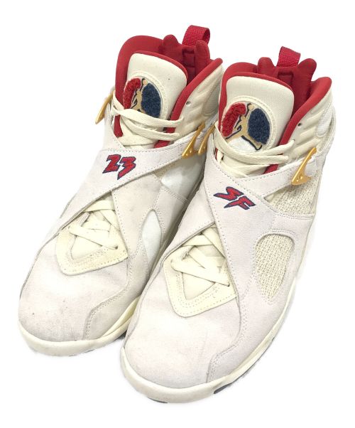 NIKE（ナイキ）NIKE (ナイキ) Air Jordan 8 Retro S ホワイト×レッド サイズ:28.5㎝の古着・服飾アイテム