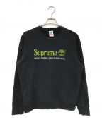 SUPREME×Timberlandシュプリーム×ティンバーランド）の古着「Timberland Crewneck」｜ブラック