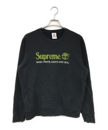 SUPREME×Timberland（シュプリーム×ティンバーランド）の古着「Timberland Crewneck」｜ブラック