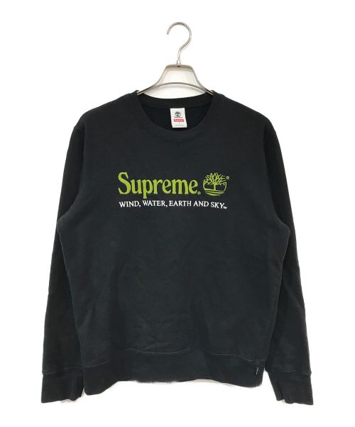 SUPREME（シュプリーム）SUPREME (シュプリーム) Timberland (ティンバーランド) Timberland Crewneck ブラック サイズ:Ｓの古着・服飾アイテム