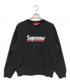 SUPREMEシュプリーム）の古着「Underline Crewneck」｜ブラック