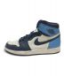 NIKE (ナイキ) AIR JORDAN 1 HIGH OG OBSIDIAN ホワイト×ネイビー サイズ:26.0㎝：15000円