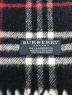 BURBERRY LONDON (バーバリーロンドン) ノバチェックマフラー ネイビー：5000円