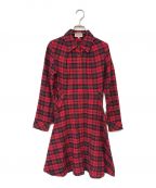 Vivienne Westwood RED LABELヴィヴィアンウエストウッドレッドレーベル）の古着「シャツワンピース」｜レッド