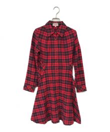 Vivienne Westwood RED LABEL（ヴィヴィアンウエストウッドレッドレーベル）の古着「シャツワンピース」｜レッド