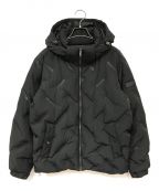 GUESSゲス）の古着「Logo Down jacket」｜ブラック