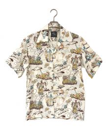 KONA BAY HAWAII（コナベイハワイ）の古着「総柄シャツ」｜ホワイト