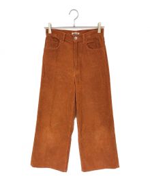 AURALEE（オーラリー）の古着「WASHED CORDUROY PANTS」｜ブラウン