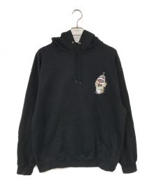 X-LARGE（エクストララージ）の古着「SHAKE THE SPRAY HOODED SWEAT」｜ブラック