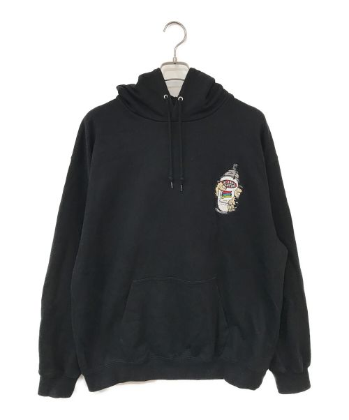 X-LARGE（エクストララージ）X-LARGE (エクストララージ) SHAKE THE SPRAY HOODED SWEAT ブラック サイズ:XLの古着・服飾アイテム