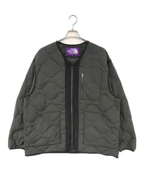 THE NORTHFACE PURPLELABEL（ザ・ノースフェイス パープルレーベル）THE NORTHFACE PURPLELABEL (ザ・ノースフェイス パープルレーベル) Field Down Cardigan ブラック サイズ:XLの古着・服飾アイテム