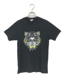 KENZO（ケンゾー）の古着「タイガープリントTシャツ」｜ブラック