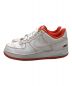 NIKE (ナイキ) AIR FORCE 1 07 LV8 EMB ホワイト×オレンジ サイズ:26.0：8000円