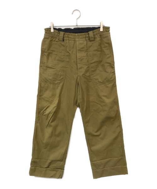 MHL（エムエイチエル）MHL (エムエイチエル) CRISP COTTON TWILL PANTS カーキ サイズ:Lの古着・服飾アイテム