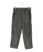 MARGARET HOWELL×MIZUNOマーガレットハウエル×ミズノ）の古着「LIGHTWEIGHT NYLON POPLIN PANTS」｜グレー