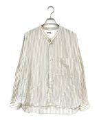 MHLエムエイチエル）の古着「PJ STRIPE COTTON SHIRTING」｜ホワイト