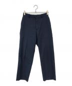 MARKAWAREマーカウェア）の古着「FLAT FRONT TROUSERS」｜ネイビー