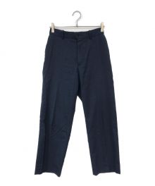 MARKAWARE（マーカウェア）の古着「FLAT FRONT TROUSERS」｜ネイビー