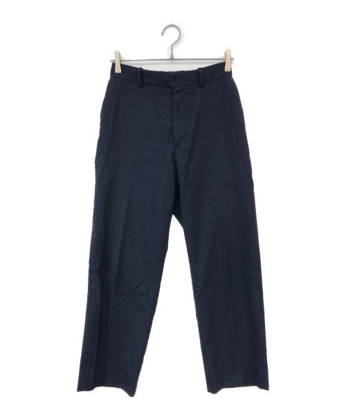 MARKAWARE（マーカウェア）MARKAWARE (マーカウェア) FLAT FRONT TROUSERS ネイビー サイズ:2の古着・服飾アイテム