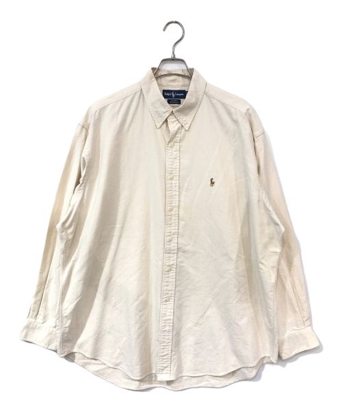 RALPH LAUREN（ラルフローレン）RALPH LAUREN (ラルフローレン) ボタンダウンシャツ アイボリー サイズ:XLの古着・服飾アイテム